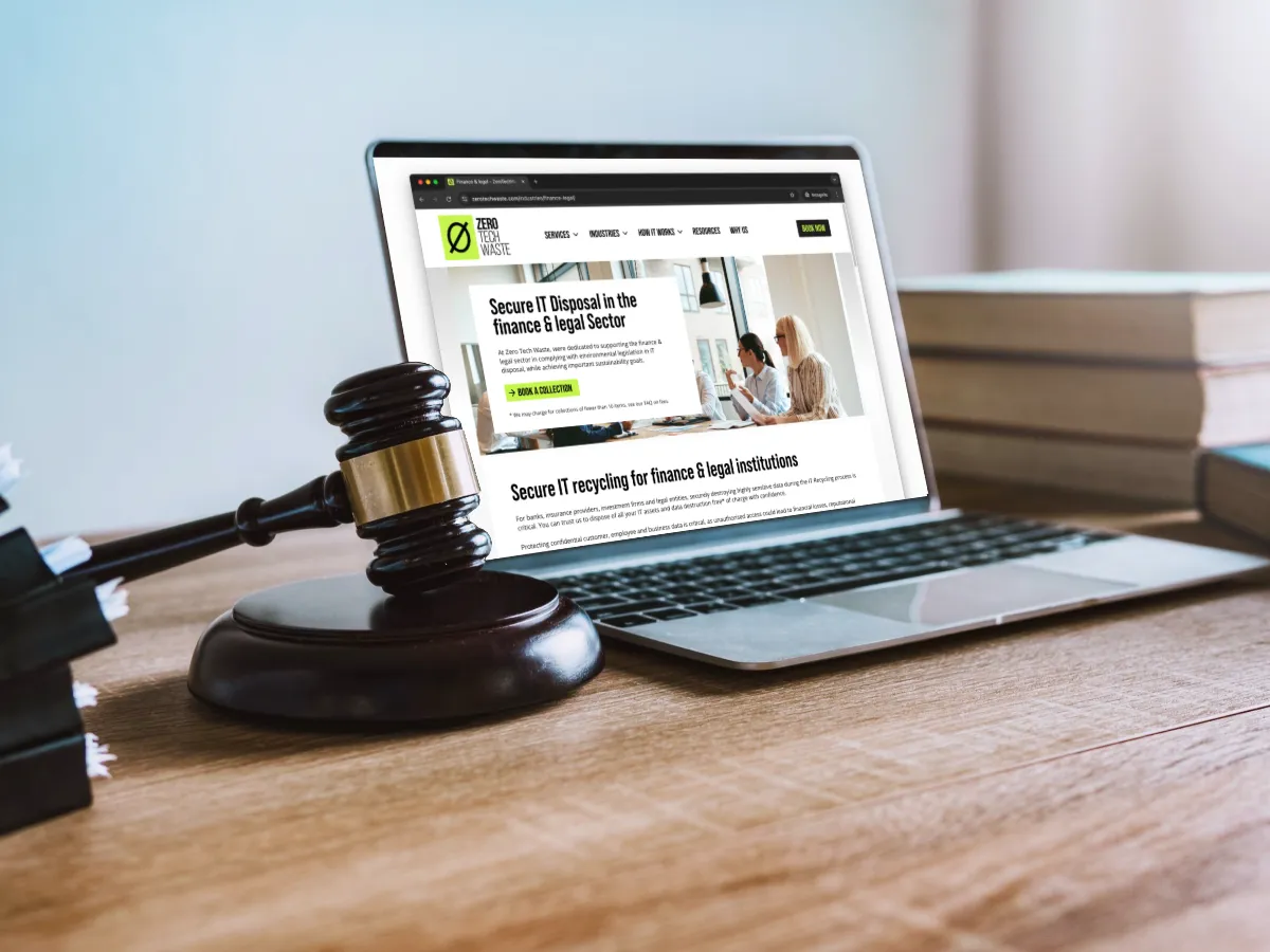 IT disposal for the legal and finance sector