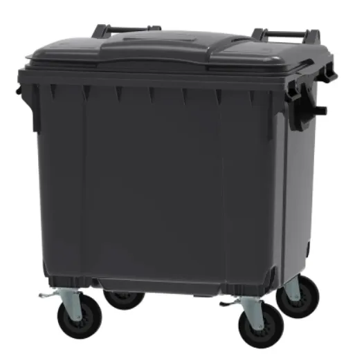 1100L secure wheeled bin