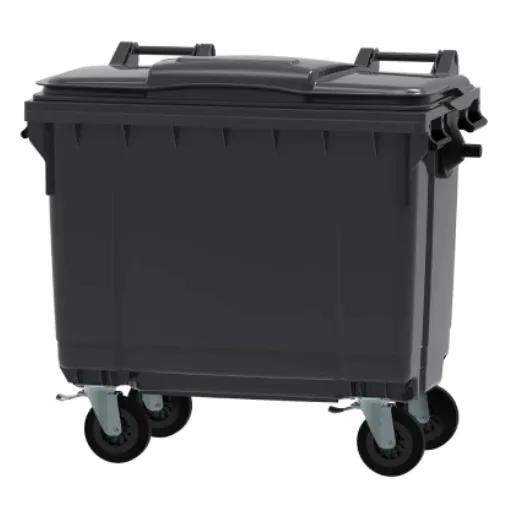 660L secure wheeled bin