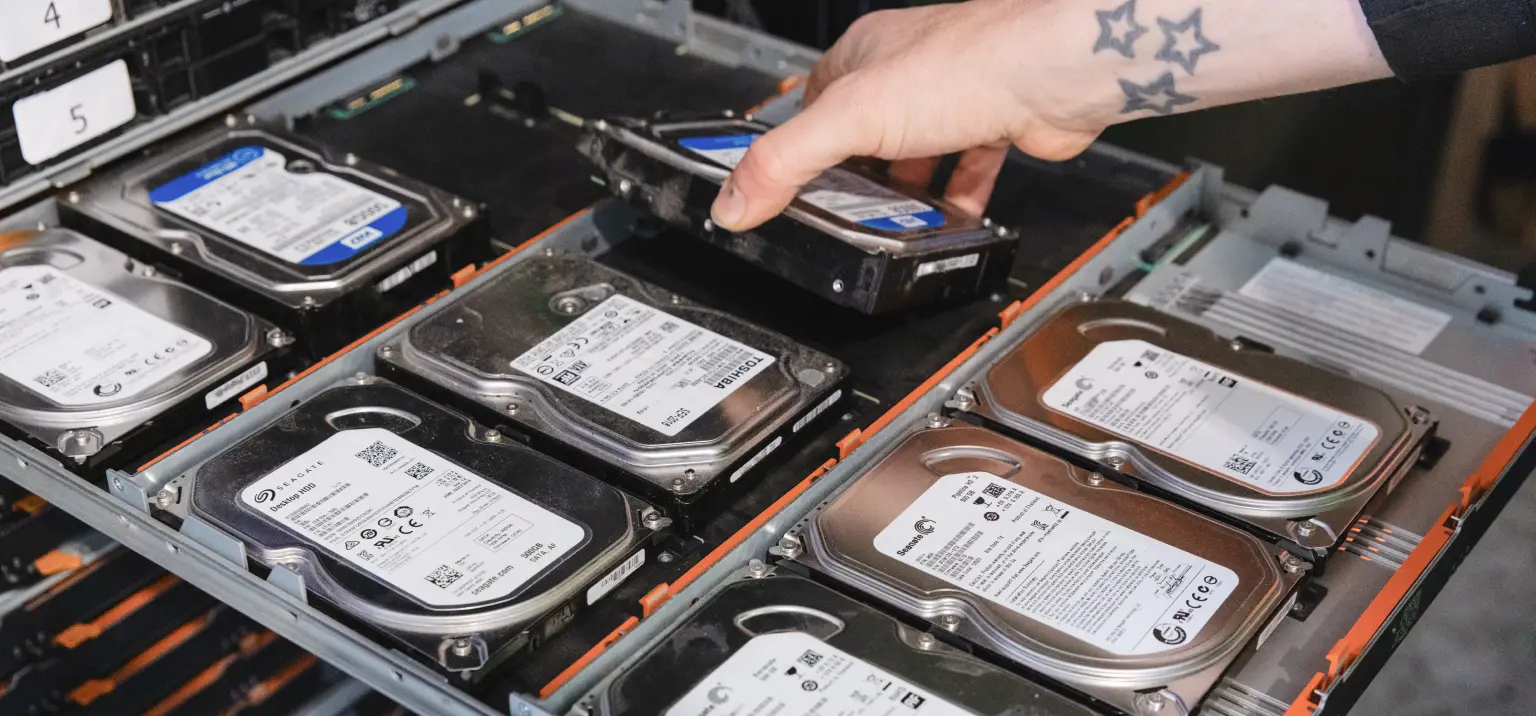 Free IT recycling & secure data destruction across the UK